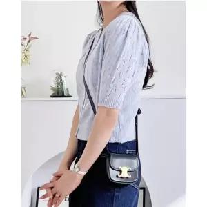 [리빌모아]여자 반팔 퍼프 니트 가디건 트위드자켓 블라우스 원피스 하객룩 여성가디