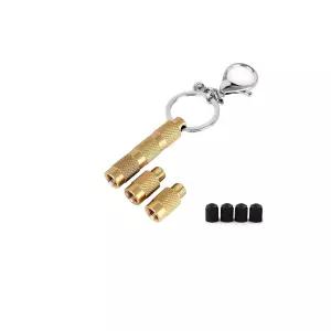 고드슨 타이어 디플레이터 4인치 고체 황동 이지 스토리지 및 에어 다운 도구 사용 오프로드 차량용 공기압