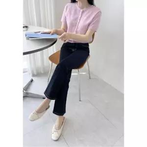 [리빌모아]여자 반팔 니트 가디건 블라우스 자켓 원피스 하객룩 트위드자켓 여성가디