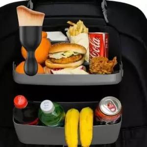 [CAR] 브러쉬 먼지 수납함 컵홀더 차량용 다용도 세트 멀티 트레이 뒷좌석 정리함