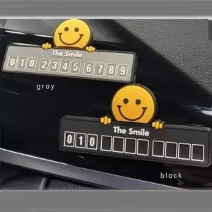 [CAR] 주차번호판 스마일 알림판 연락처 번호판 차량용 차량
