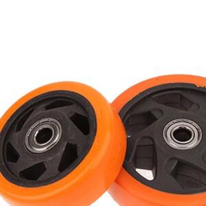 방충망롤러 PVC 캐스터 이중 베어링 고하중 내마모성 바퀴 교체 가구