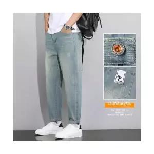 엘럽 남자 배기핏 청바지 빈티지 해지 배기 바지 원템1