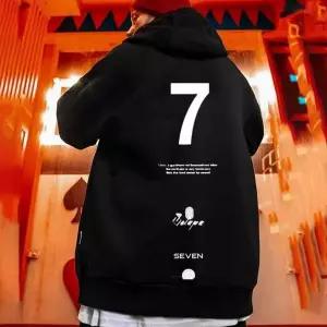 [골드스마일]남성 2컬러 루즈핏 겨울 프린팅 기모 안감 후드티셔츠