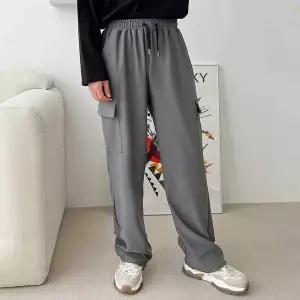 [골드스마일]남자 무지 카고 덩크핏 팬츠 건빵주머니 밴딩 바지