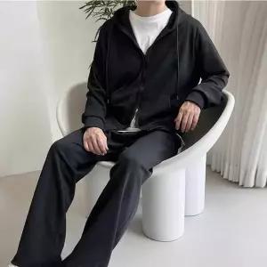 [골드스마일]투웨이 후드집업 스트링 와이드팬츠 세트 봄가을 코디