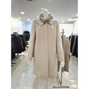 쉐르담 세이브존01 밍크 카라 알파카 코트 CI4-008HC(BG) (45037579)