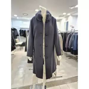 쉐르담 세이브존01 밍크 카라 알파카 코트 CF4-951LC(GR) (45037577)