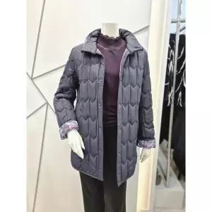 쉐르담 세이브존01 플라워 배색 하프코트 CG4-059HC(NV) (45037560)