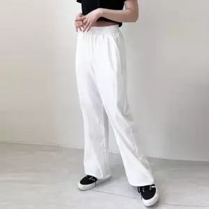 [리빌모아]여자 일자 린넨 와이드 밴딩 팬츠 조거팬츠 카고바지 와이드팬츠 츄리닝 팬