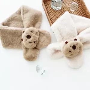 (이거찜)카피바라 쁘띠 머플러 페이크 짧은목도리 카피바라목도리