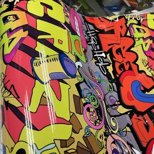 50cm x 10m/lot 좋은 낙서 스티커 폭탄 랩 시트 데칼 비닐 DIY 스타일링 자동차 스케이트 보드 노트북 수하