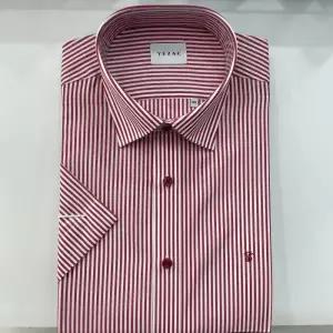 [예작]예작 21S/S 레드 스트라이프/주머니X 일반핏 반팔셔츠 YJ1MBR406_SC