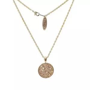 하객패션 골드 오스트리아 크리스탈 롱목걸이 N011