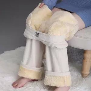 여자 기모 라벨 코듀로이 팬츠 융털 따뜻한 허리밴딩 여자기모바지