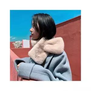 매장정품 더블유쇼핑 잔솔 쁘띠 털목도리 밍크 페이크퍼 에코 미니 숏 짧은 21650025 1935904