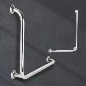 화장실안전바 장애인손잡이 화장실장애인손잡이 노인 양변기 L형900