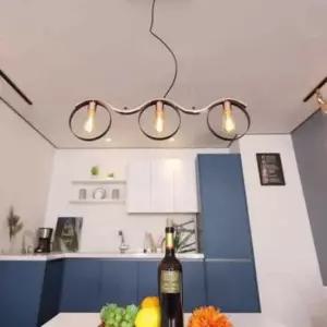 [데코] 팬던트 3등 블랙and골드 천정조명등 식탁위조명 식탁천장등 거실인테리어조명