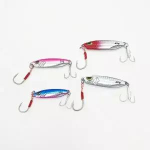 [하프클럽/]바다낚시 루어낚시 크롬 메탈지그 홀로그램 핑크 40g