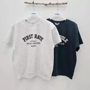 [에꼴리에][시흥모다] 에꼴리에 주니어 4.5부 쿨 양면 레터링 반팔 맨투맨티 25B0701_