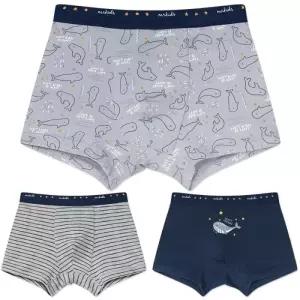 [미미캐츠]MR키즈 고래의 꿈 남아드로즈 3매입 아동팬티 사각