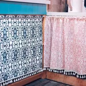 가림막커튼 가리개 린넨 작은창 레이스 창문 60x143 가림막 가리개커튼 린넨커튼 작은창커튼