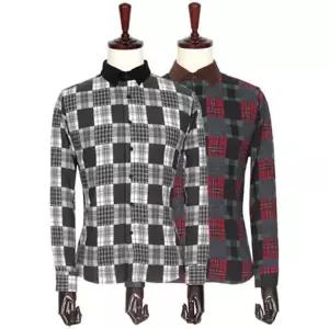 [골드스마일]루즈 남자남방 빅사이즈 줄무늬 와이셔츠 신상셔츠