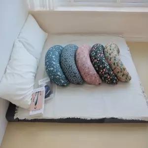 편안한 순면 반달 미용실 핸드폰 독서 쿠션(중형) wYH3+5orN