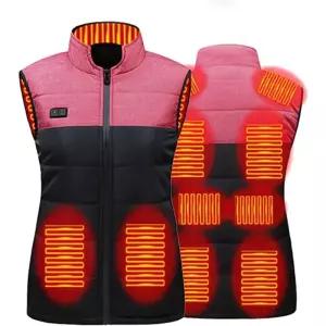 발열조끼 온열 94 가열 조끼 자켓 스마트 난방 코튼 전기 열 옷 겨울 S-5XL