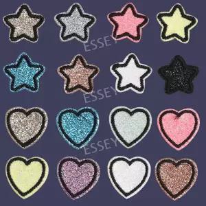 와펜 리폼 부자재 작은 옷 별 접착 하트 반짝이 펄