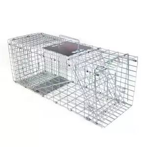 대형 동물 포획틀 66x23 접이식 철망 트랩 야생동물 해충 퇴치 정원 농장