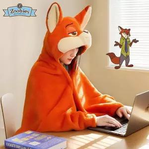 주디 망토 후드 무릎담요 넥워머 플리스 숄더 스카프 극세사 소프트 선물