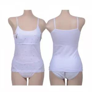 하트패턴 순면 화이트 주니어 끈나시