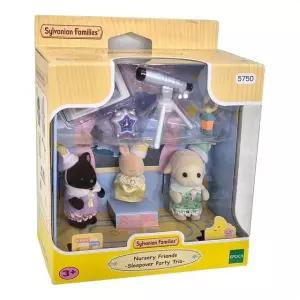 실바니안패밀리 별자리 파자마 파티 세트 아기 동물 피규어 어린이날 생일 선물