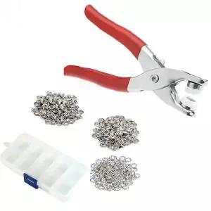 스냅단추 펀칭기 100p세트 옷수선 단추달기 의류리폼 셀프수선 보관함포함