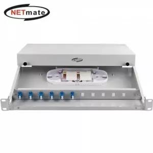 [셀러에이드]강원전자 넷메이트 12포트 1U 랙 타입 광분배함(LC 어댑터 6개 포함)