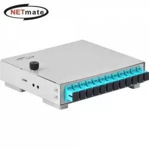 [셀러에이드]강원전자 넷메이트 12포트 미니 광분배함(OM3 SC 어댑터 포함)