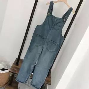 멜빵원피스 여자 점프수트 멜빵바지 팬츠 데님바지 여성점프수트