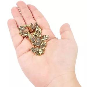 목걸이 액세서리 키링 골드 만들기 팬던트 네잎클로버 키링제작