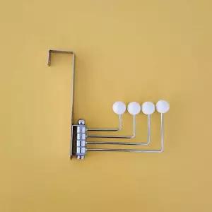 회전형 옷걸이 행거 도어 후크 4구 4단행거 옷장정리 모자걸이 가방걸이 예쁜행거