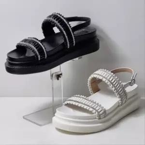 [탠디]미셸by탠디 TC01 여성 5cm 셔링 큐빅 샌들 키높이 통굽 여름신발 X25049SB4 (48732143)