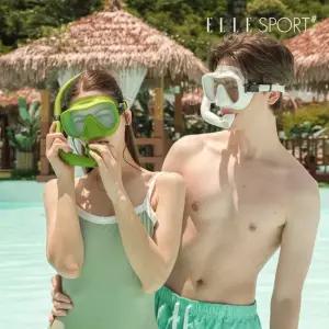 엘르스포츠샵  스노클 마스크 세트 남여공용 수영장 물놀이 장비