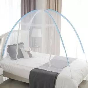원터치모기장 1~2인용/아기 사각 방충망 침대 캐노피 모기장 모기장텐트 사각모기장