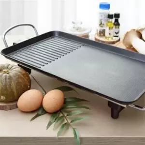 전기그릴 전기 그릴 전기후라이팬 고기 와이드 불판 2in1