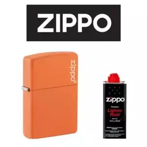 기름라이터 포켓커스텀 오렌지 231ZL 라이터+오일133m