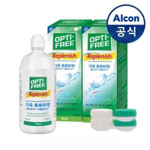 옵티프리 렌즈세척액 리플레니시 420ml 2개