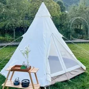 캠핑 텐트 티피 텐트 원터치 쉘터 아웃도어 4인용 사계절 인디언