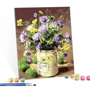 DIY 명화 그림그리기 세트 빈티지 화병 40x50