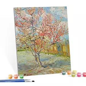 DIY 명화 그림그리기 세트 고흐 복숭아나무 40x50