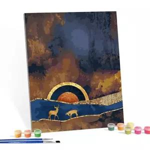 DIY 명화 그림그리기 세트 금전을 부르는 사슴 40x50